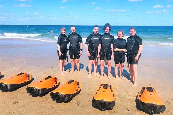 90-Minute Snorkel & Seabob Underwater Guided Reef Tour in Fort Lauderdale - The beach briefing and first minutes in the water