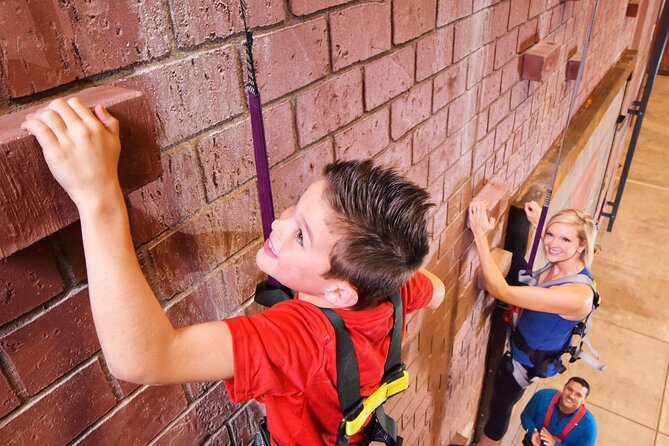 Adventure Ticket to Fritz's in Branson - The ropes course, climbing wall, and zipline choices