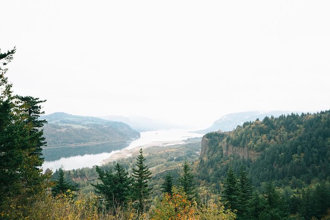 Afternoon Half-Day Multnomah Falls and Columbia River Gorge Waterfalls Tour from Portland - Vista House gives you the big picture