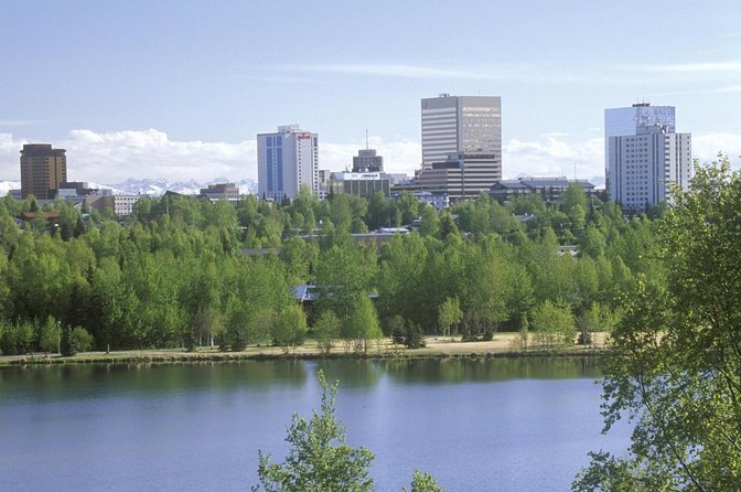 Anchorage Trolley Tour - The railroad depot and Anchorage’s first townsite