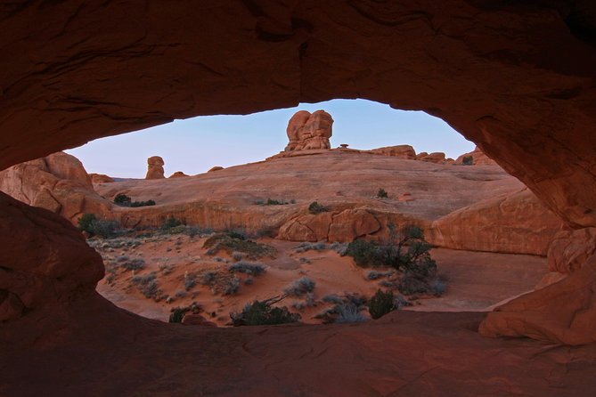 Arches National Park 4x4 Adventure from Moab - Morning light, sunset, and dark desert skies