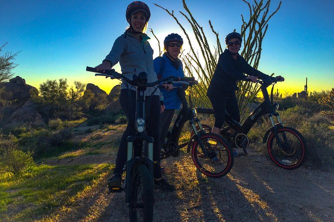 Arizona Desert Guided E-Bike Adventure - Black Mountain, Elephant Mountain, and the first desert views