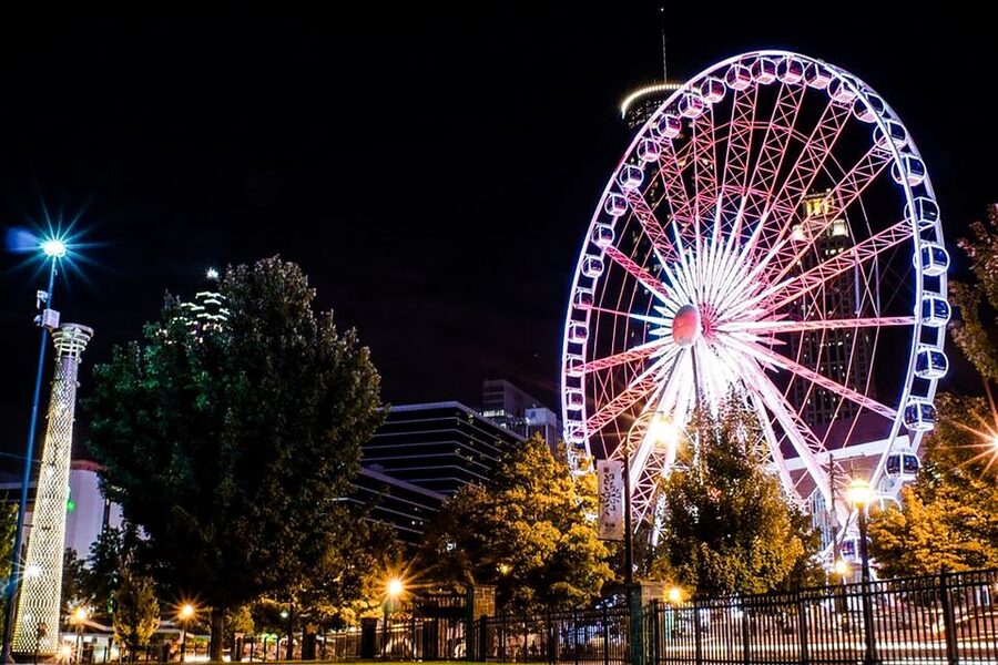 Atlanta: SkyView Ferris Wheel Ticket - The view from Centennial Olympic Park