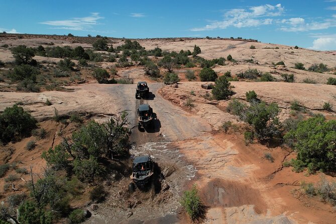 BEST! Hell's Revenge U-Drive 4X4 Tour in Moab +Dinosaur Tracks! - Starting at 427 North Main Street in Moab