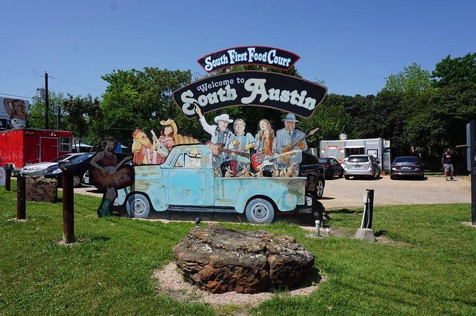 Best of Austin Small-Group Driving Tour with Local Guide - The Greetings from Austin mural
