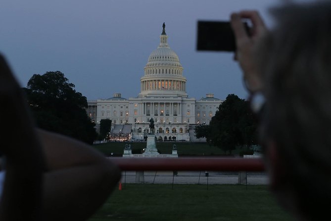 Big Bus DC: Monuments & Memorials Night Tour by Open-top Bus - The Washington Monument and the National Mall