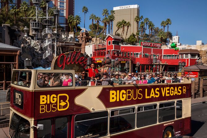 Big Bus Las Vegas: Hop-On Hop-Off Sightseeing Bus Tour - The upper deck, audio, and live driving commentary