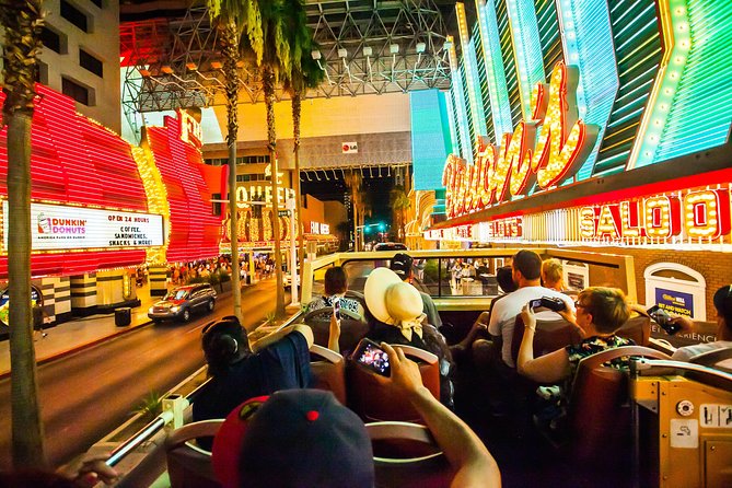 Big Bus Las Vegas: Sightseeing Night Tour by Open-Top Bus - Choosing Between the 8 PM and 10:15 PM Tours