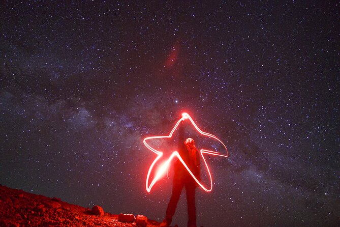 Big Island GOAT Experience: Mauna Kea Summit, Sunset & Stars - A telescope, a laser pointer, and a darker sky