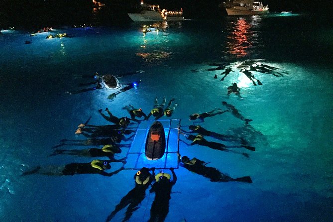 Big Island Manta Ray Night Snorkel - Watching the manta rays below