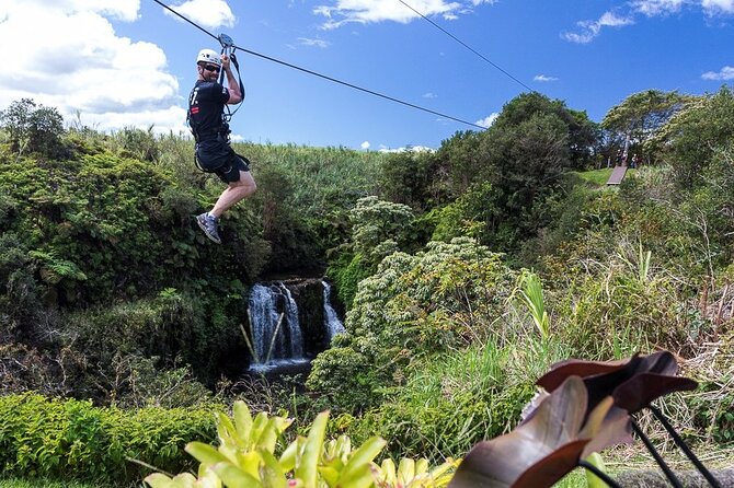 Big Island Zipline Tour Near Akaka Falls (250-ft Waterfall!) - Starting near Honomu, close to Akaka Falls