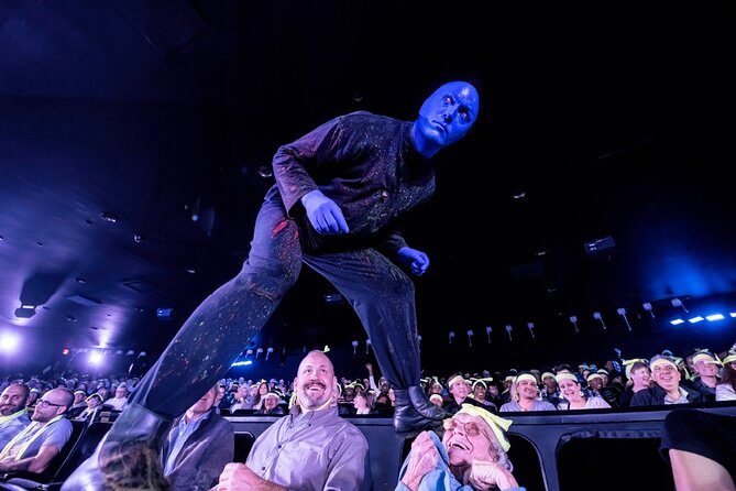 Blue Man Group at the Luxor Hotel and Casino - Choosing a showtime and seat