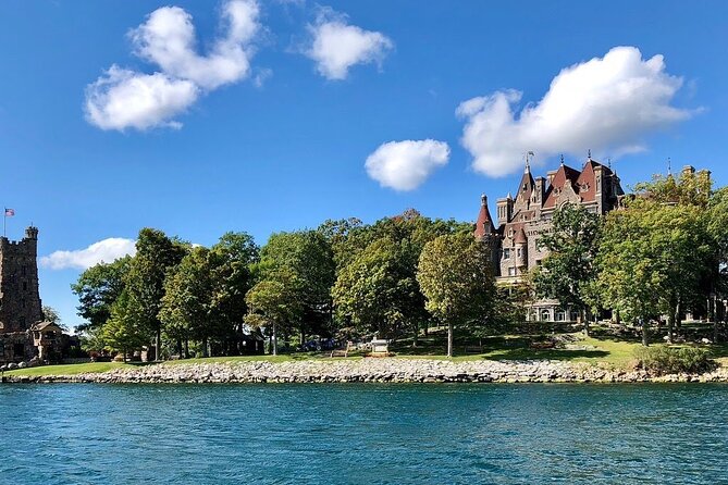 Boldt Castle and 2 Nation Tour - Under the two spans of the bridge system