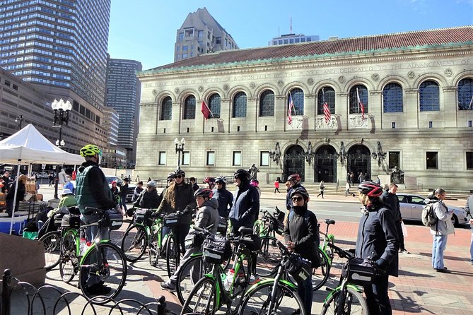 Boston City View Bicycle Tour: History and Landmarks - Christian Science Plaza and South End brownstones