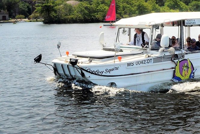 Boston Duck Boat Sightseeing City Tour with Cruise Along Charles River - Back Bay, Copley Square, and Newbury Street