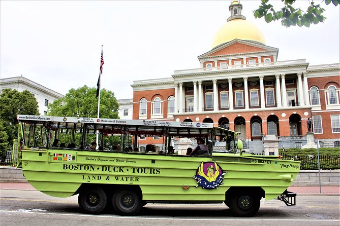Boston Duck Boat Sightseeing City Tour with Cruise Along Charles River - The Big Dig and Boston’s modern side