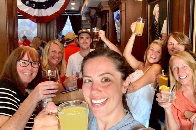 Boston Freedom Trail History Pub Crawl Small-Group Tour - Meeting Samuel Adams beside Faneuil Hall