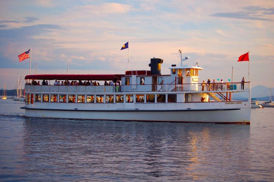 Boston: Harbor Sunset Yacht Cruise - The inner harbor views in changing light