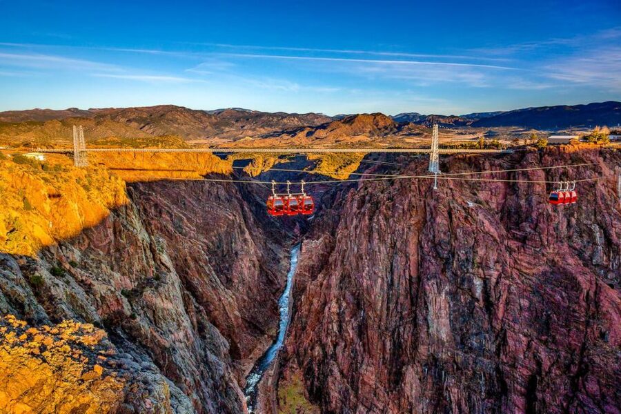 Cañon City: Royal Gorge Bridge & Park Entry Ticket & Gondola - Riding the Aerial Gondola across the gorge