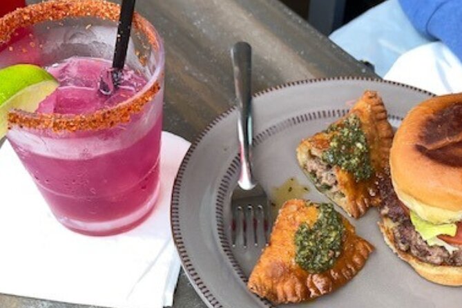 Catalina Food Tour - Harbor views and the first savory stop at Topside by NDMK
