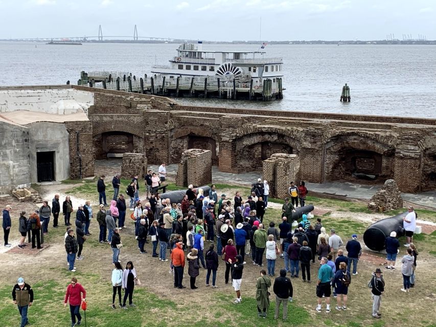 Charleston: Fort Sumter Entry Ticket with Roundtrip Ferry - Arriving at the island and meeting the ranger