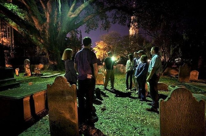 Charleston Ghost & Graveyard Night-Time Guided Walking Tour - Downtown stops, dueling alleys, and changing stories