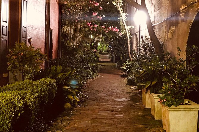 Charleston Haunted Booze and Boos Ghost Walking Tour - Passing the City Market on the way to the next bar