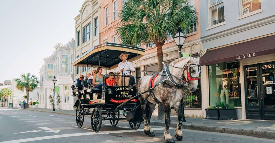 Charleston: Historical Downtown Tour by Horse-drawn Carriage - From the stables to the Old City Market