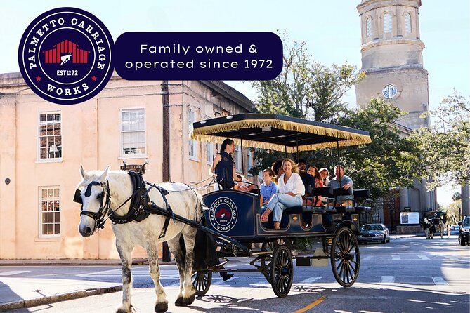Charleston Horse-Drawn Carriage Tour: Explore Historic Charleston - St. Philip’s Church and Charleston’s church-lined streets