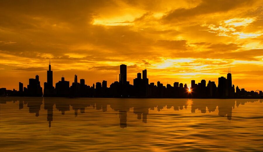 Chicago: 1.5-Hour Scenic Sunset Lake Cruise - The Chicago skyline from Lake Michigan
