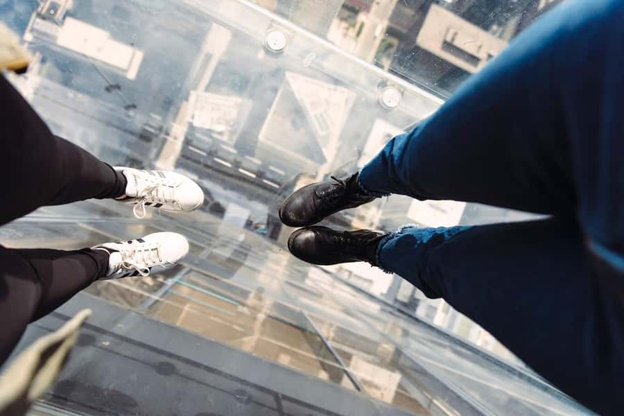 Chicago: Willis Tower Skydeck and The Ledge Ticket - The fast elevator ride to the 103rd floor