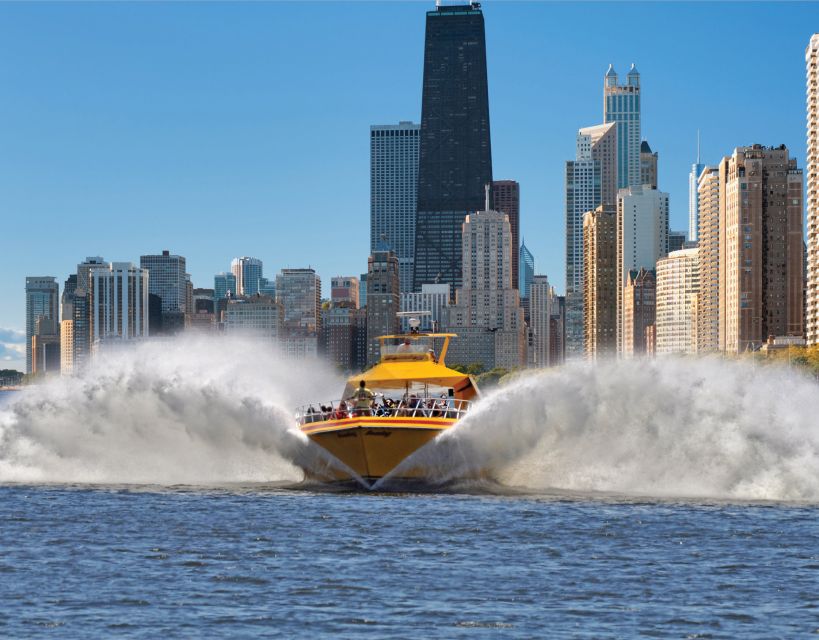 City Cruises Chicago: Seadog Lakefront Speedboat Ride - Leaving Navy Pier at full throttle