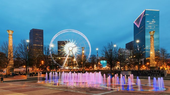 City Lights Atlanta Night-Time Tour with Photos & Dinner Stop - Key points for your Atlanta evening