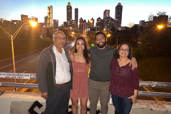 City Lights Atlanta Night-Time Tour with Photos & Dinner Stop - Skyline photographs at Jackson Street Bridge