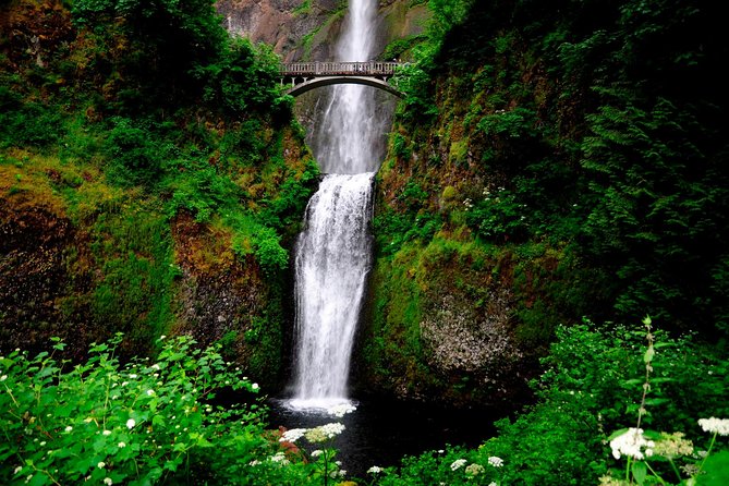 Columbia River Gorge Waterfalls & Mt Hood Tour from Portland, OR - Multnomah Falls is the signature stop