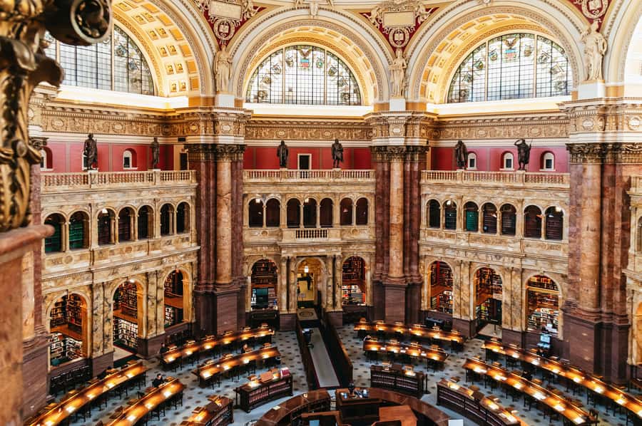 DC: Capitol Hill and Library of Congress Tour with Tickets - The Thomas Jefferson Building and a useful photo stop