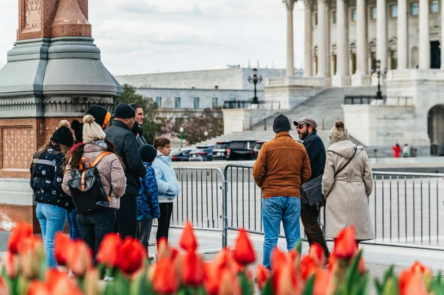 DC: Capitol Hill and Library of Congress Tour with Tickets - The Supreme Court without going inside