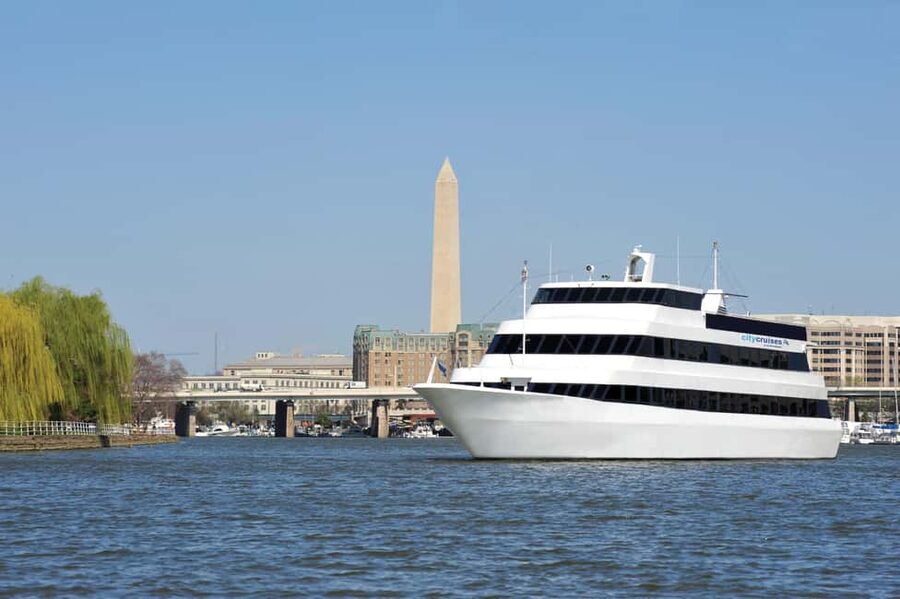DC: City Cruises Buffet Brunch, Lunch, or Dinner Cruise - Reading the Potomac itinerary from the water