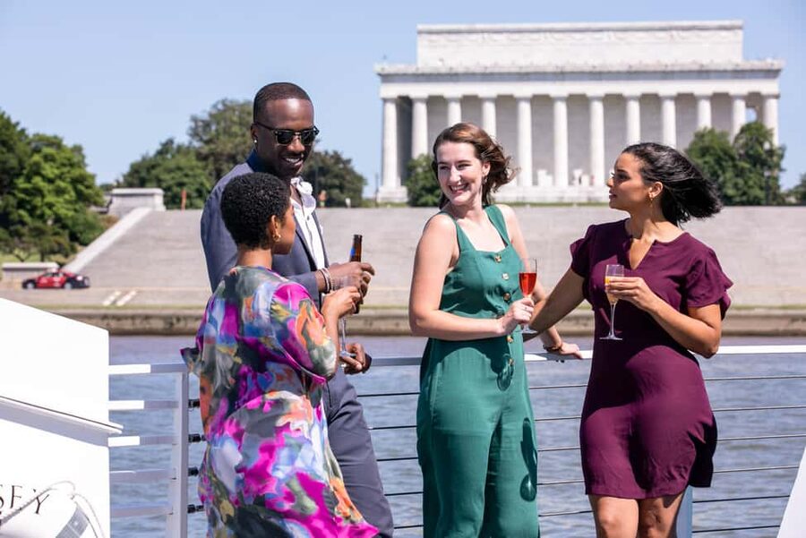 DC: City Cruises Gourmet Brunch, Lunch, or Dinner Cruise - Boarding the Odyssey and settling in