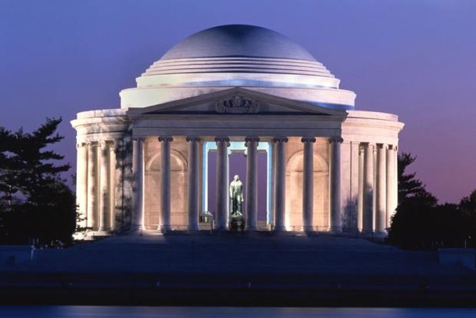 DC Memorials Night Tour: Glass-Roof Convertible Upgrade Option - The U.S. Marine Corps War Memorial finishes the route