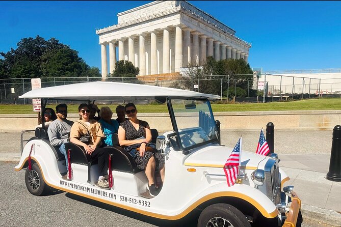 DC Monuments & History Guided E-Cart Tour-Blankets - A fast ride through the capital