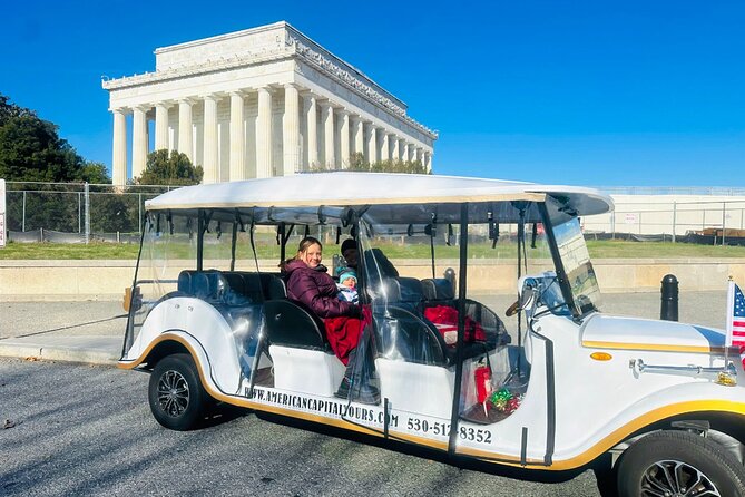 DC Monuments & History Guided E-Cart Tour-Blankets - Roosevelt and King: two different kinds of memorial