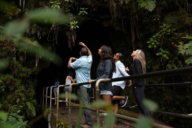 Deluxe Volcano Experience with Restaurant Dinner - The lava tube and rainforest add variety