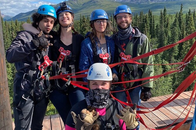 Denali Park Zipline Adventure - Getting there by hotel shuttle and off-road vehicle