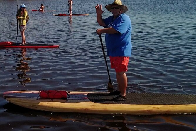 Dolphin, Manatee and SeaTurtle SUP Adventure Tour of St Augustine - Passing the lighthouse from the water