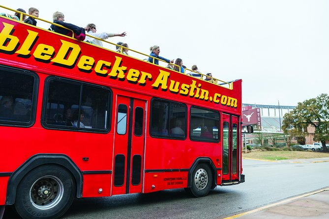Double Decker Austin Single Loop Sightseeing Tour - Starting at the Austin Visitor Center