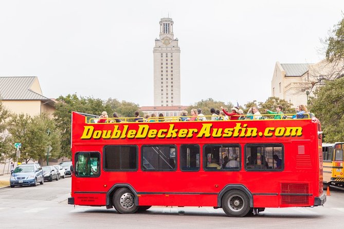 Double Decker Austin Single Loop Sightseeing Tour - 6th Street and the first taste of downtown