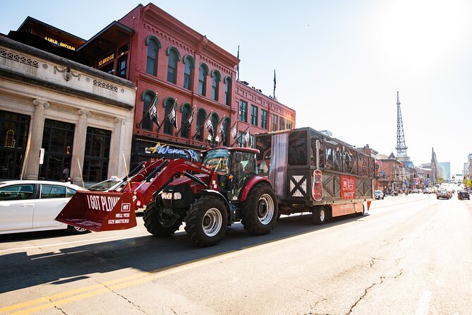 Downtown Nashville Public Party Tractor 21+ Only - How the atmosphere changes after dark