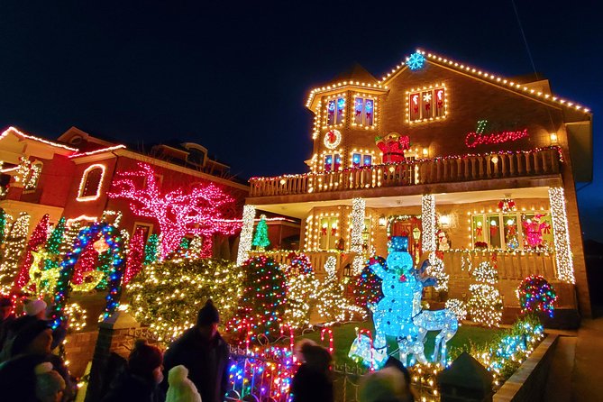 Dyker Heights Christmas Lights Guided Tour - Walking through Dyker Heights