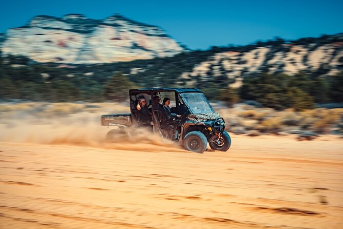 East Zion Canyoneering: Elkheart Canyon & UTV Tour - The sandy hike to the canyon entrance